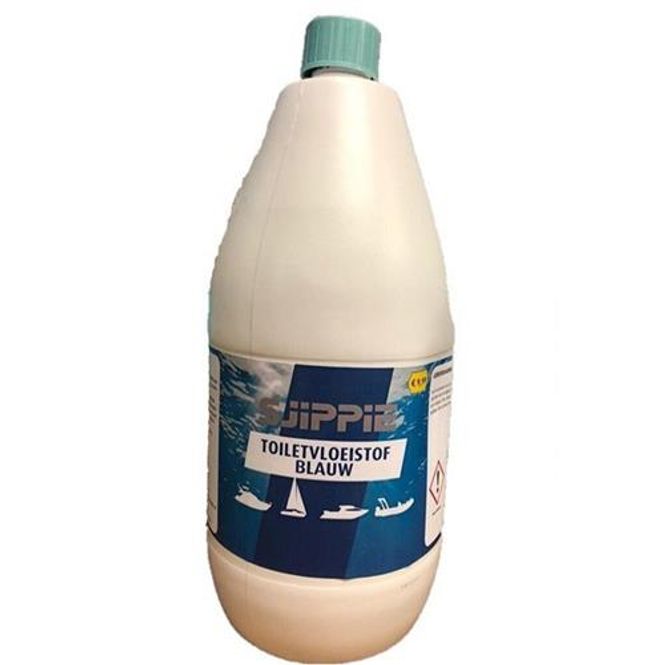Hoofdbeeld Sjippie toiletvloeistof blauw / fles 2ltr